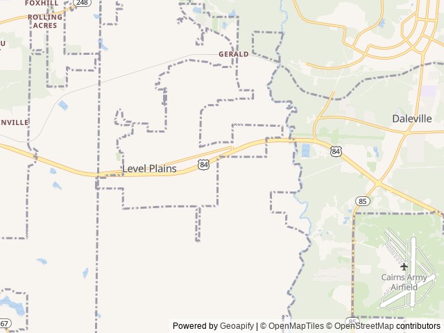 Map for 2023 Keystone RV Cougar Half-Ton 30BHS near Level Plains, AL
