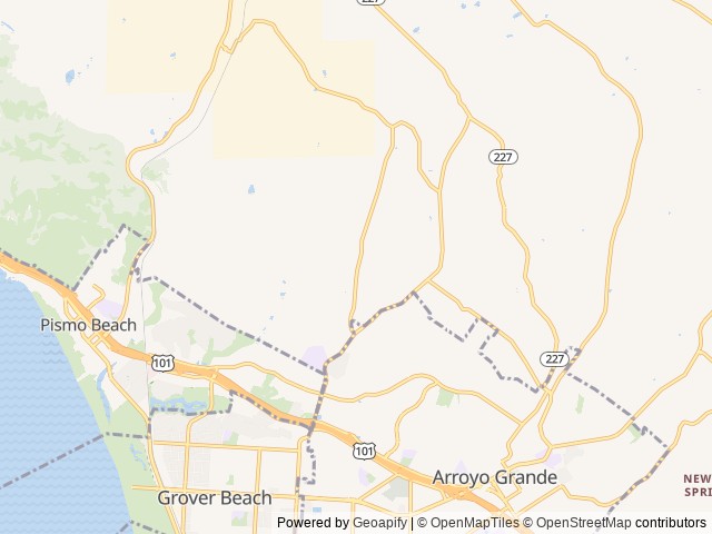 Map for 2023 Heartland Trailrunner 251bh near Arroyo Grande, CA