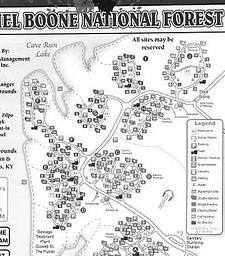 TWIN KNOBS CAMPGROUND MAP