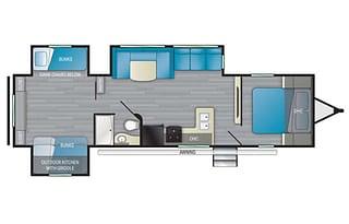 Travel Trailer with bunk house Fort Wilderness