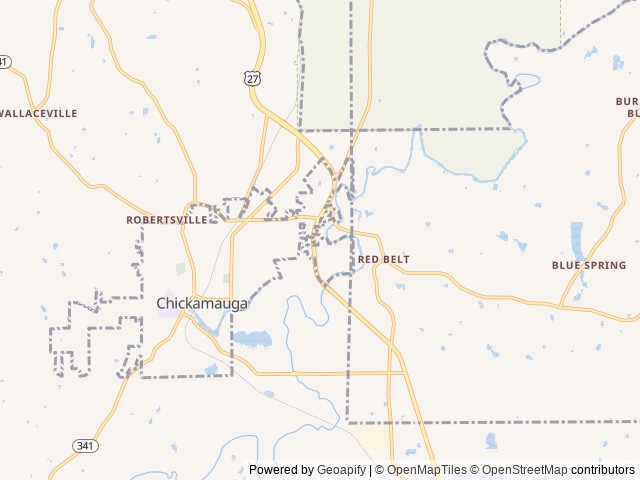Map for Danielle’s Diamond near Chickamauga, TN