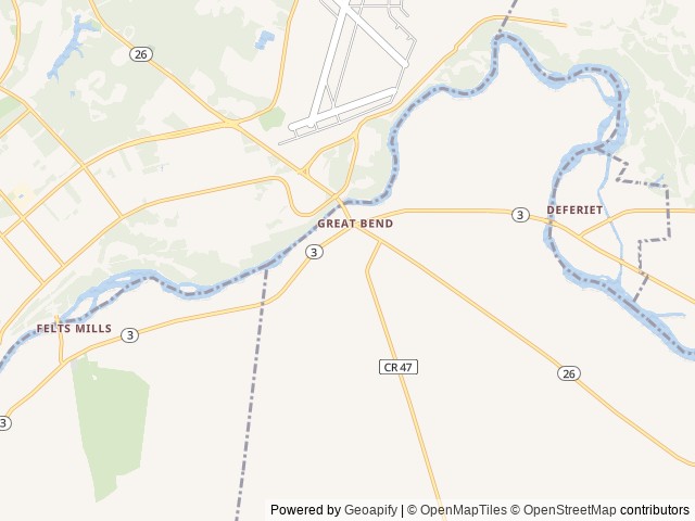 Map for 2021 Starcraft Autumn Ridge 32BHS near Carthage, NY