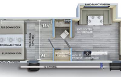 2020 Forest River Salem fsx toy hauler camper