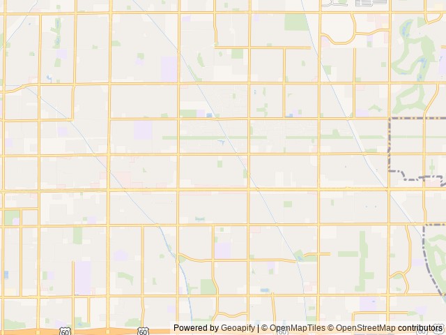 Map of Orangewood Shadows location at Mesa, AZ, United States