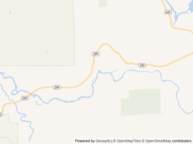Map of Pit River Campground location at Alturas, CA, United States
