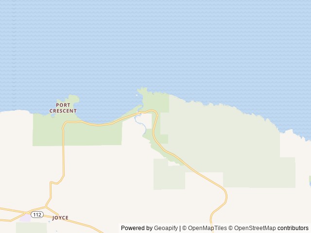 Map of Salt Creek Recreation Area location at Port Angeles, WA, United States