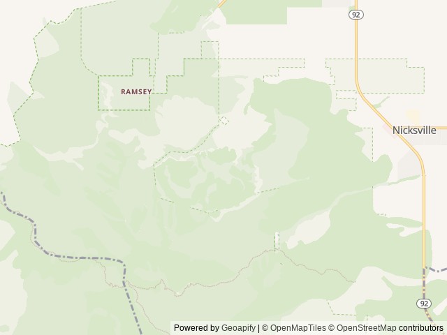 Map of Reef Townsite Group Area location at Hereford, AZ, United States