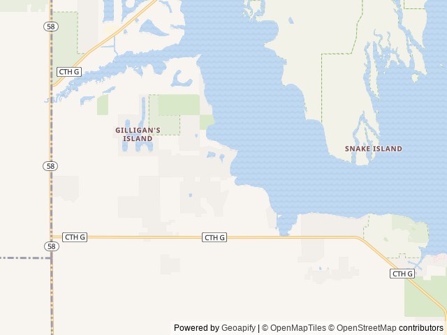 Map of Pine Cove Resort location at New Lisbon, WI, United States