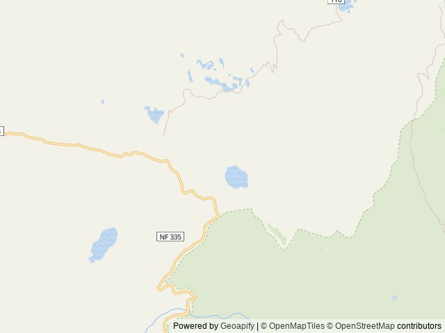 Map of Takhlakh Lake Campground location at Randle, WA, United States