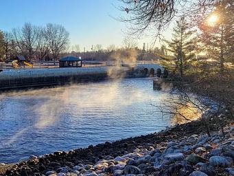 Sandy Lake Dam Downstream