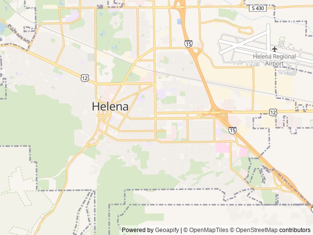 Map for Cozy 2023 Open Range Bumper Pull near Helena, MT
