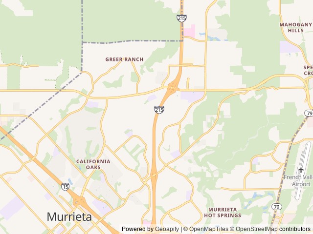 Map for 2017 Forest River RV Wildwood 32BHDS near Murrieta, CA