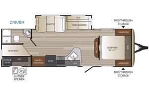 ***Delivery Only - Keystone Outback UL 276UBH