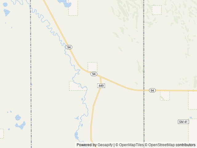 Map of Jack Pine Lodge - Campground location at Manistique, MI, United States