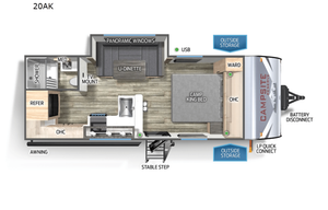2024 Forest River RV Campsite Reserve 20AK