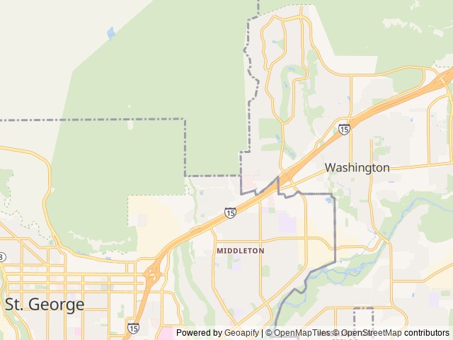 Map for Adventure Seeker near St. George, UT