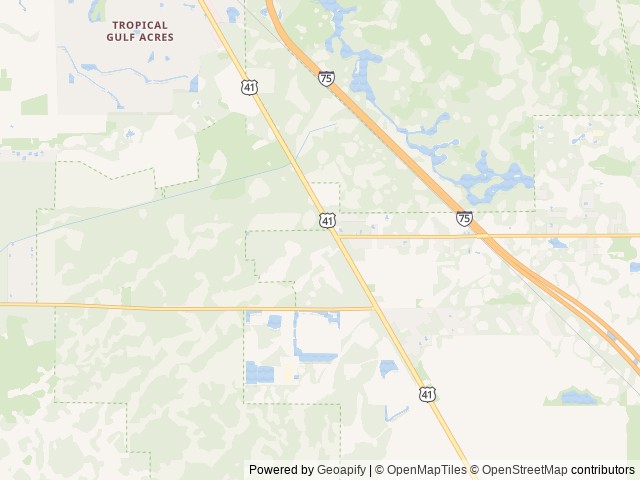 Map of Sun-N-Shade RV Resort location at Punta Gorda, FL, United States