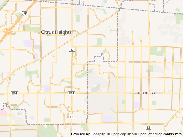 Map for Toybox Titan near Orangevale, CA
