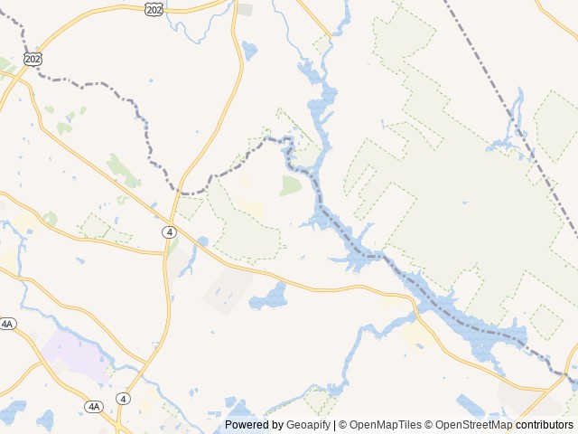Map of Apache Campground location at Sanford, ME, United States