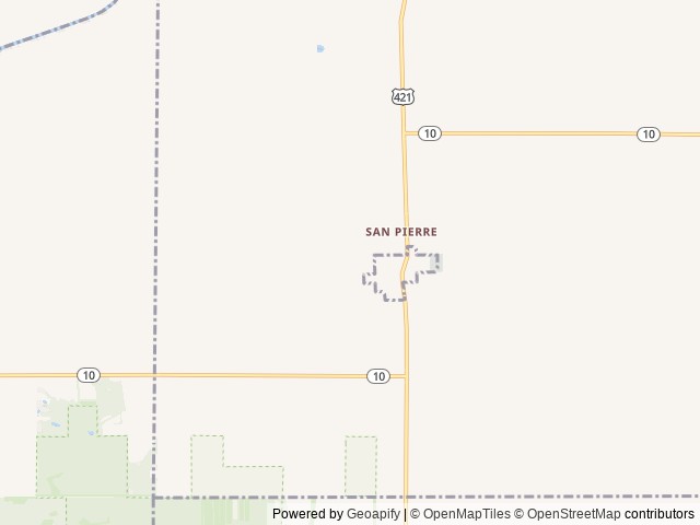 Map for Plenty of Room for Everyone near San Pierre, IL