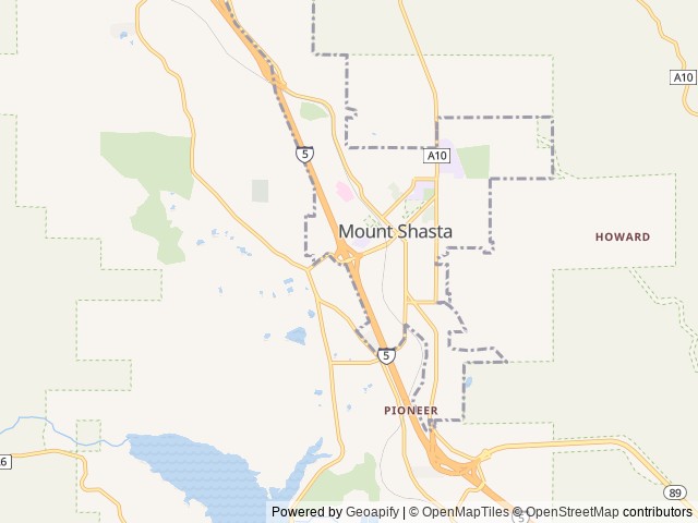 Map for 2022 Braxton Creek Bushwhacker 10HD near Mount Shasta, OR