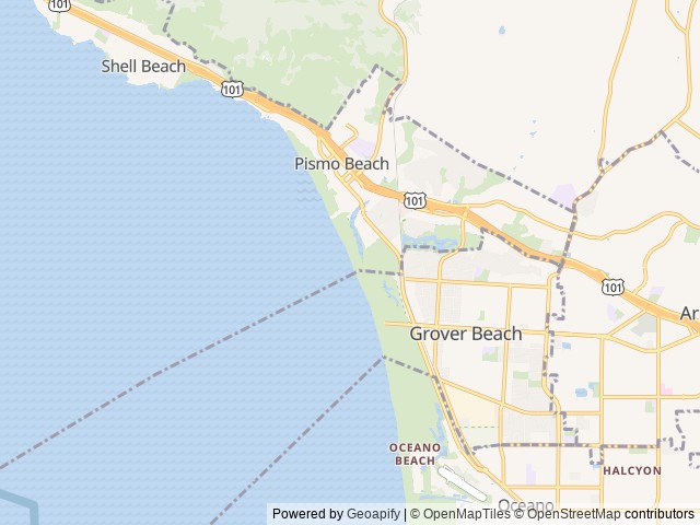 Map for Rockwood Roo 235S near Pismo Beach, CA