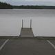 Picture of dock on a lake.