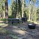 UPPER BILLY CREEK Campsite picnic table