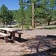 Moraine Park Campground has many tent sites that are walk-in sites with scenic views