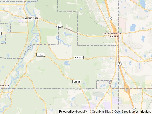 Map of Cuyahoga Valley National Park Picnic Shelters location at Brecksville, OH, United States