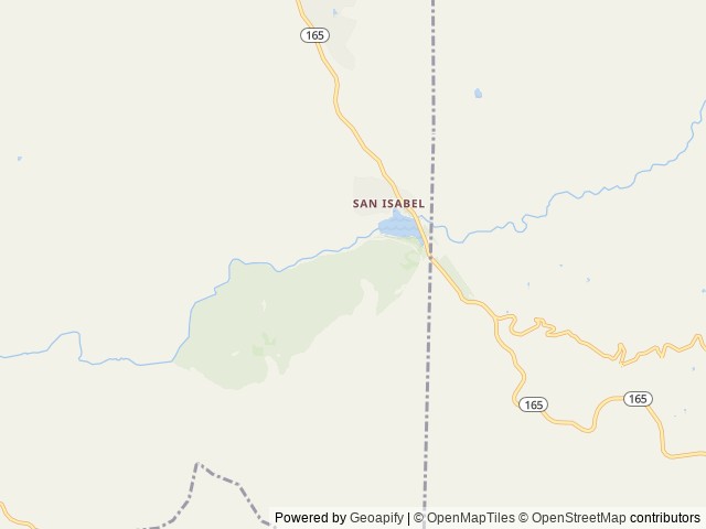 Map of La Vista Campground - Lake Isabel location at Canon City, CO, United States
