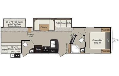2018 Keystone RV Passport 3350BH Grand Touring