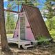 A-frame Cabin at The Hohnstead Glamping Cabins near Missoula Montana