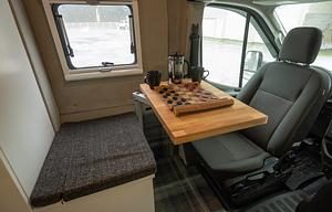 2021 Ford Transit AWD, Hot shower, roof deck