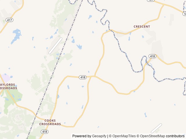 Map for Lance| Custom Converted Ambulance Camper| Sleeps 2 near Fountain Inn, NC