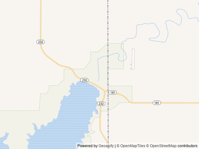 Map of Sylvan Park location at Sylvan Grove, KS, United States