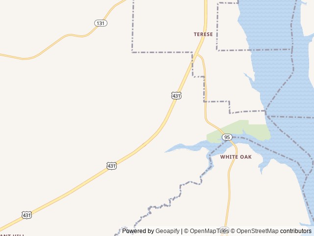 Map for 2017 Conquest Class C 6237LE near Eufaula, AL