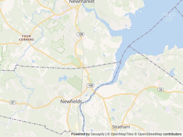 Map of Great Bay Camping, LLC location at Newfields, NH, United States