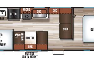 2018 Forest River RV Cherokee Grey Wolf 26BH