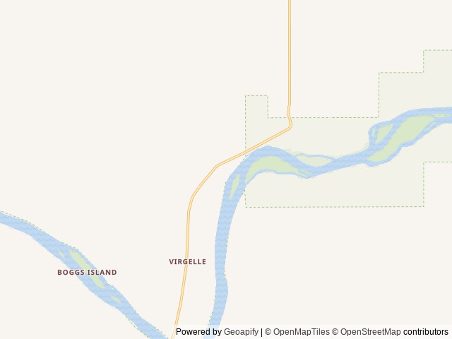 Map of Coal Banks Landing location at Lewistown, MT, United States