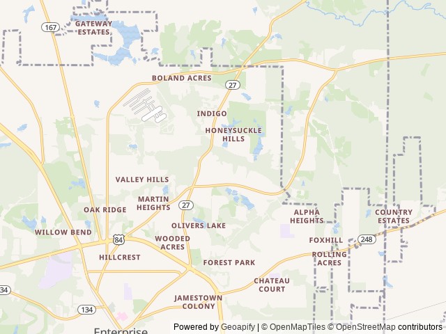 Map for 2019 Dutchmen RV Coleman Light 3015BH near Enterprise, AL
