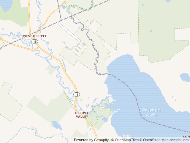 Map of Sun Retreats Westward Shores location at West Ossipee, NH, United States