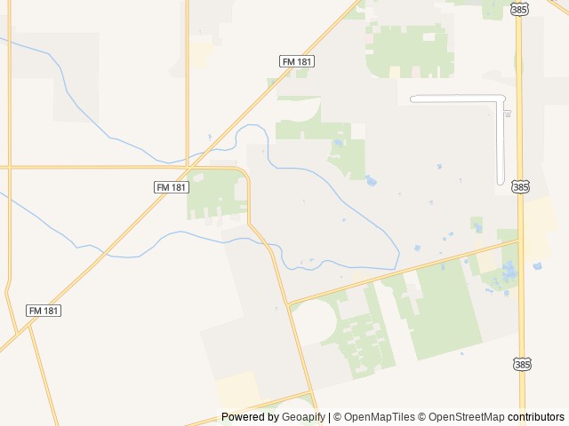 Map of Lantern RV Park location at Seminole, TX, United States