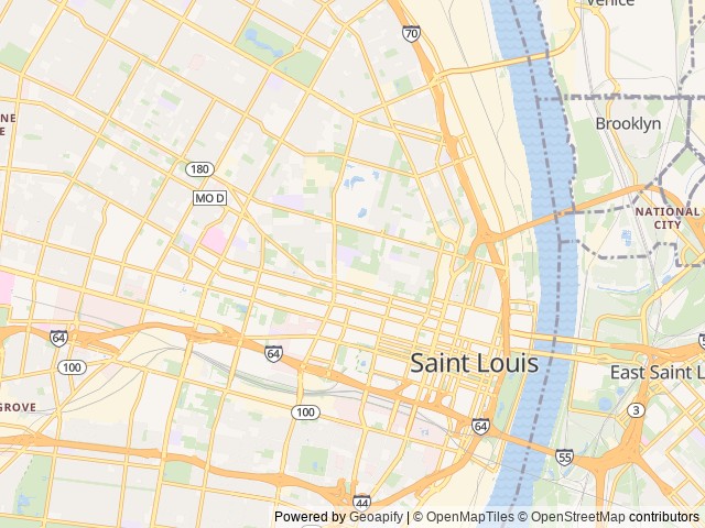 Map for 2019 Airstream Sport 16RB - Insurance Included near St. Louis, MO