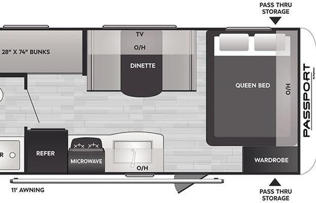 2024 Keystone RV Passport Mini 170BH