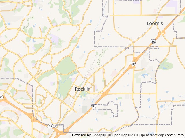 Map for 2020 Keystone RV Bullet 269RLSWE near Rocklin, CA
