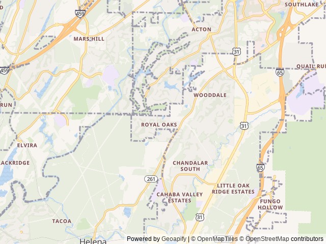 Map for 2025 Open Range Conventional 188BHS near Pelham, AL