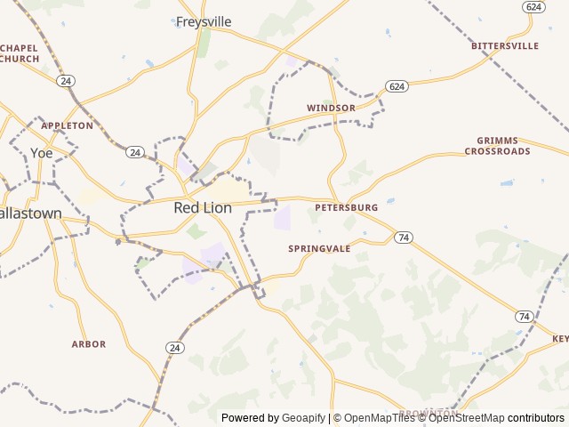 Map for Jayco Pop-up Near Lancaster and Hershey, Sleeps 6 near Windsor, PA