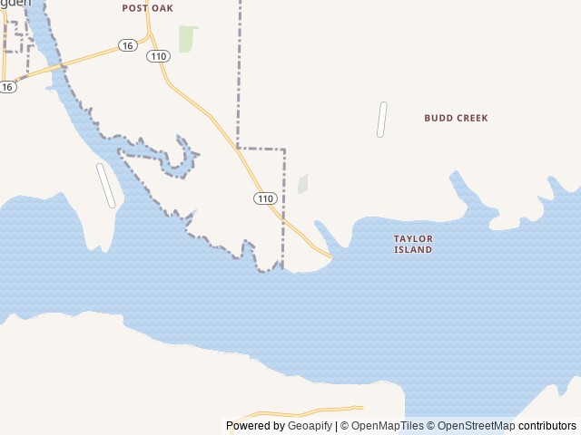 Map of Shiloh location at Greers Ferry, AR, United States