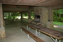 GREENBRIER PICNIC PAVILION under shelter
